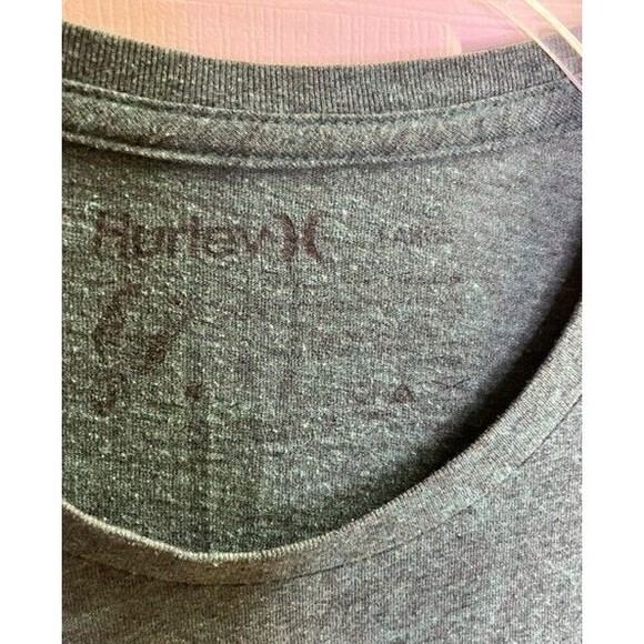 Hurley TShirt Adult Large Green Graphic Skateboard Surfing Skate Short Sleeve - Picture 4 of 5